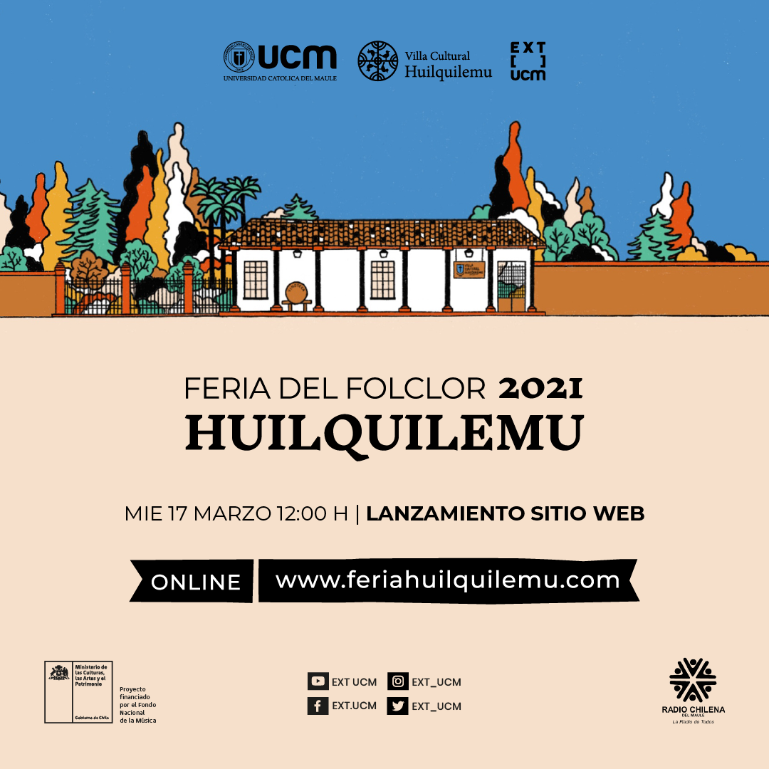 CON CUECAS Y PAYAS SE REALIZARÁ EL LANZAMIENTO DE LA FERIA DEL FOLCLOR DE  HUILQUILEMU ONLINE – UCM – Dirección de Extensión de Arte y Cultura